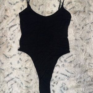 NWOT Oh Polly Black Bodysuit